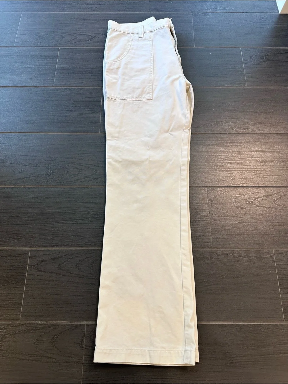 J. Crew Men's Off White Utility Pants - Straight Leg